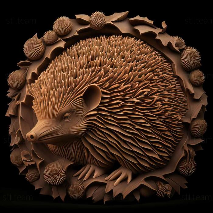 3D model hedgehog (STL)